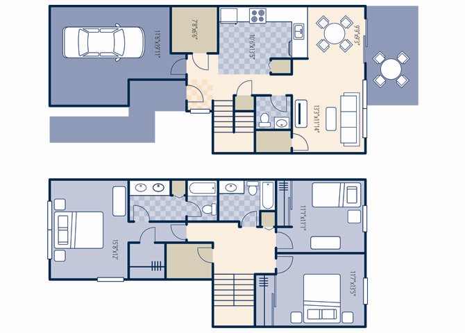 Chestnut 1400 Floor Plan 2